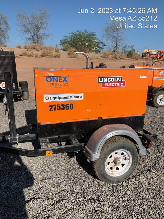 2022 Lincoln Electric LE400 Kubota V1505, Trlr, Cable Rack, Light Kit, ES Decals, T3