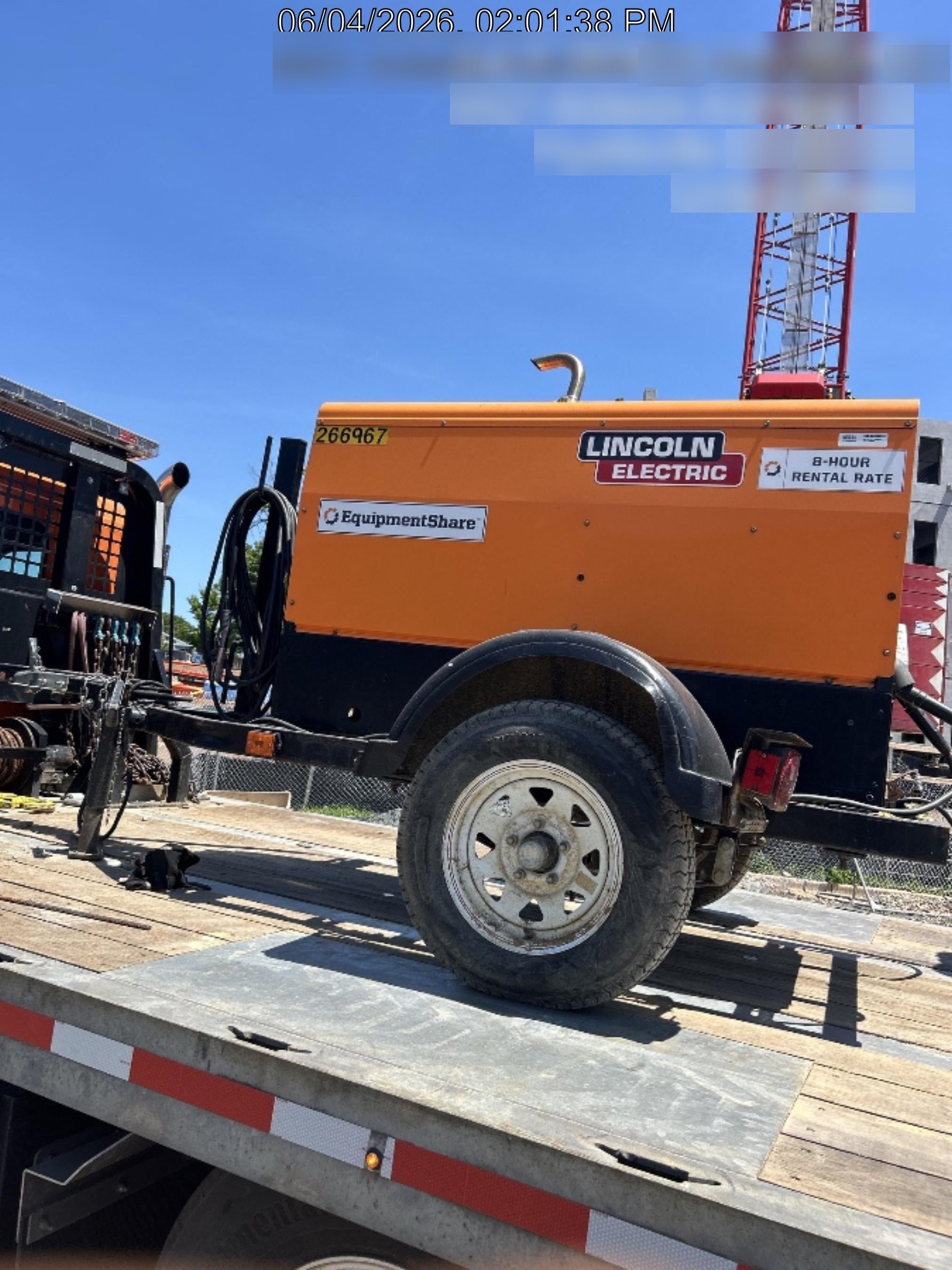 2022 Lincoln Electric LE400 Kubota V1505, Trlr, Cable Rack, Light Kit, ES Decals, T3