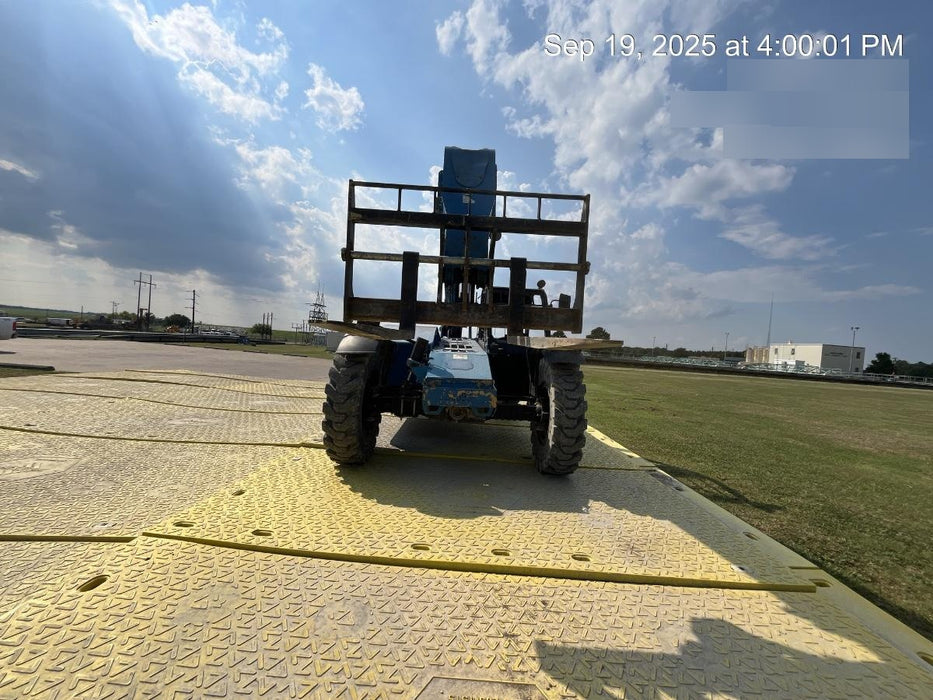 2019 Genie GTH-844 Canopy, Solid RT Tires, LED Work Lights, Beacon 60" QA Carriage, 48" Forks