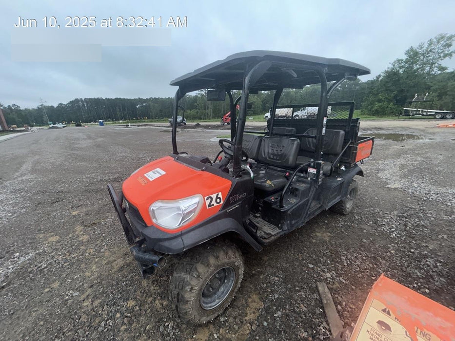 2022 Kubota RTV-X1140W-H Plastic Canopy, Windshield Acrylic Clear, LED Strobe Light, Wire Harness Kit, Back up Alarm