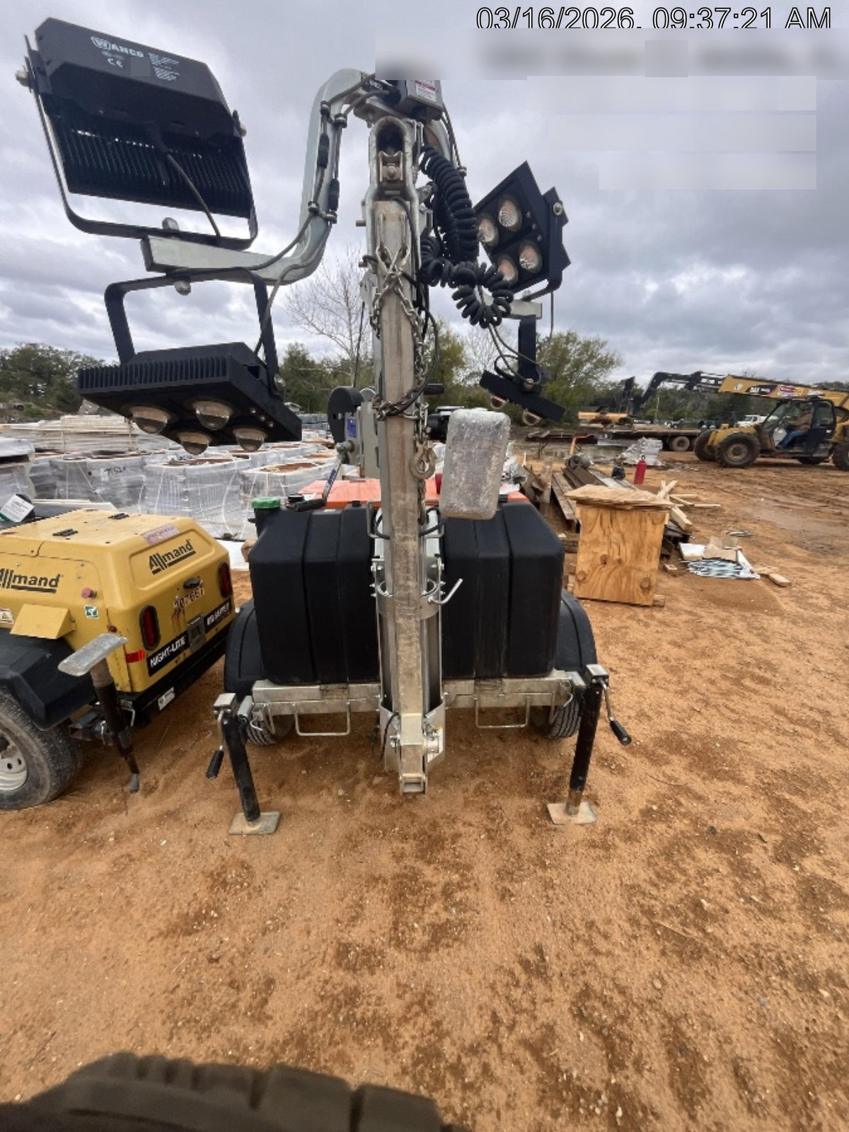 2023 Wanco WLTT-4MM4K Diesel, Deep Sea Controller, Shore Power Plug, Auto Start, (4) 350W LED Floodlights, 4kW Generator, 60 Gal Fuel Tank, 2" Ball, T3