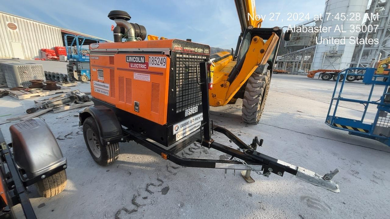 2021 Lincoln Electric Vantage 549X Ready Pak 3, ORANGE (includes trailer, cable rack, fender light kit)