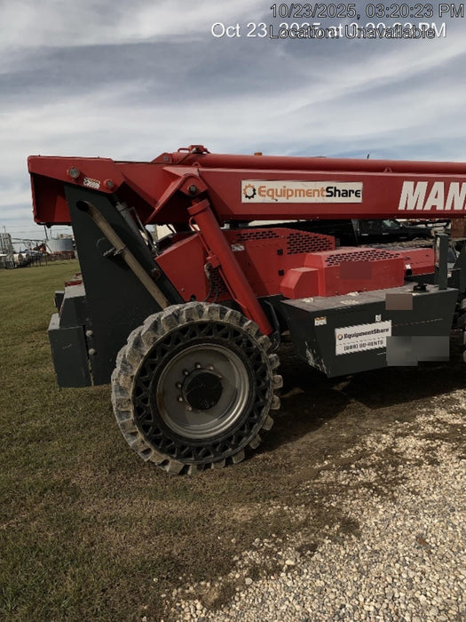 2018 Manitou MTA10055 Manitou MTA 10055 w/Cab/Heat/AC, Work Lights/Strobe, Aux Hyd, Solid Tires, Lift Hook, 66" Carriage, 60" Forks