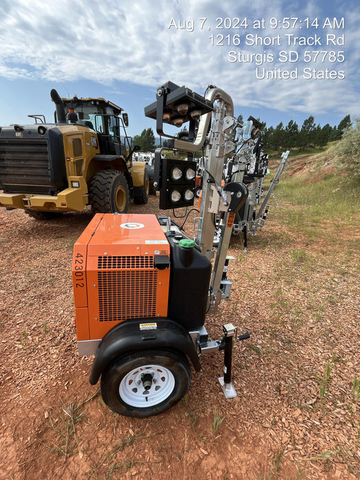 2024 Wanco WLTT-4MM4K Diesel, Deep Sea Controller, Shore Power Plug, Auto Start, (4) 350W LED Floodlights, 4kW Generator, 60 Gal Fuel Tank, 2" Ball, T3