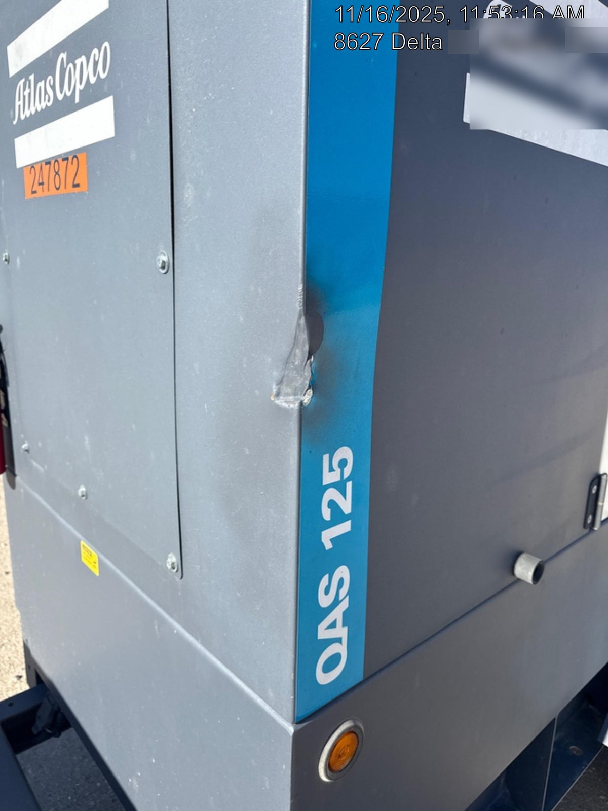 2022 ATLAS COPCO QAS 125