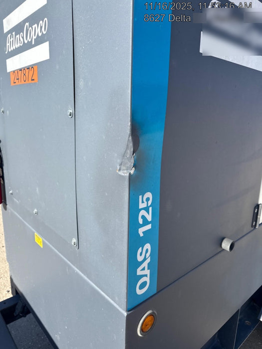 2022 ATLAS COPCO QAS 125