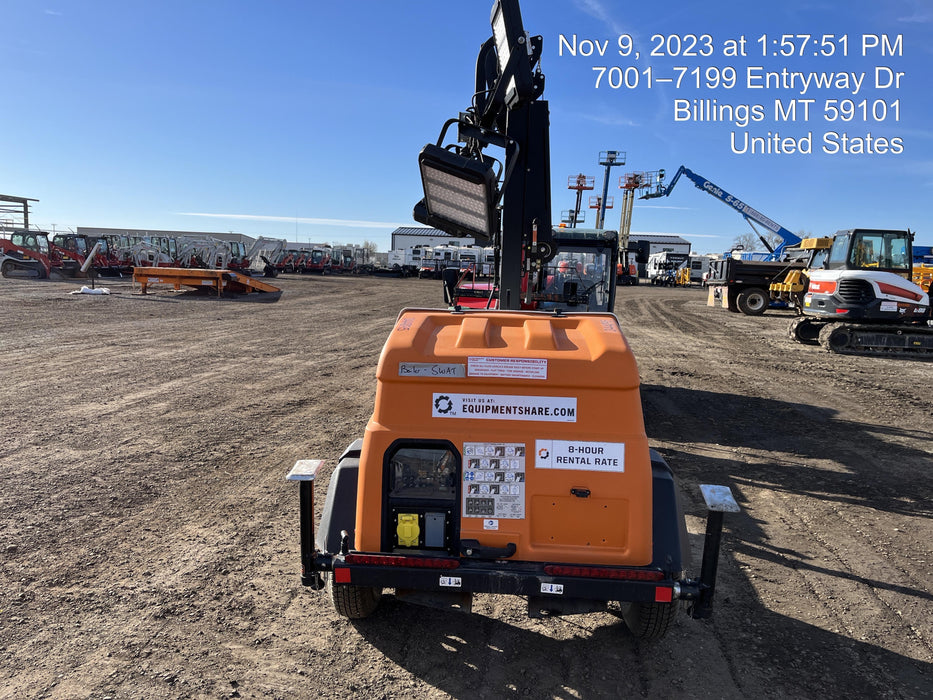 2023 Generac MLT2 Diesel, Flex Switch 120V Input, Powerzone Controller, (4) 320W LED Lights, 4kW Generator, 39.9 Gal Fuel Tank, 2" Ball, T3