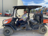 2022 Kubota RTV-X1140W-H Plastic Canopy, Windshield Acrylic Clear, LED Strobe Light, Wire Harness Kit, Back up Alarm