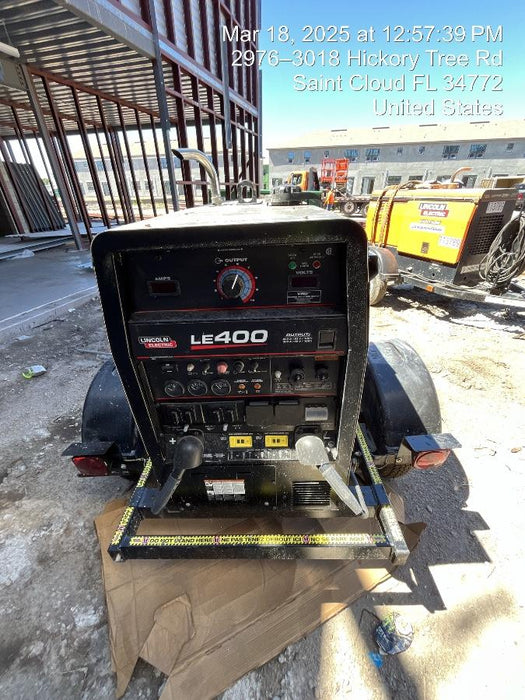 2024 Lincoln Electric LE400 Kubota V1505, Trlr, Cable Rack, Light Kit, ES Decals, T3