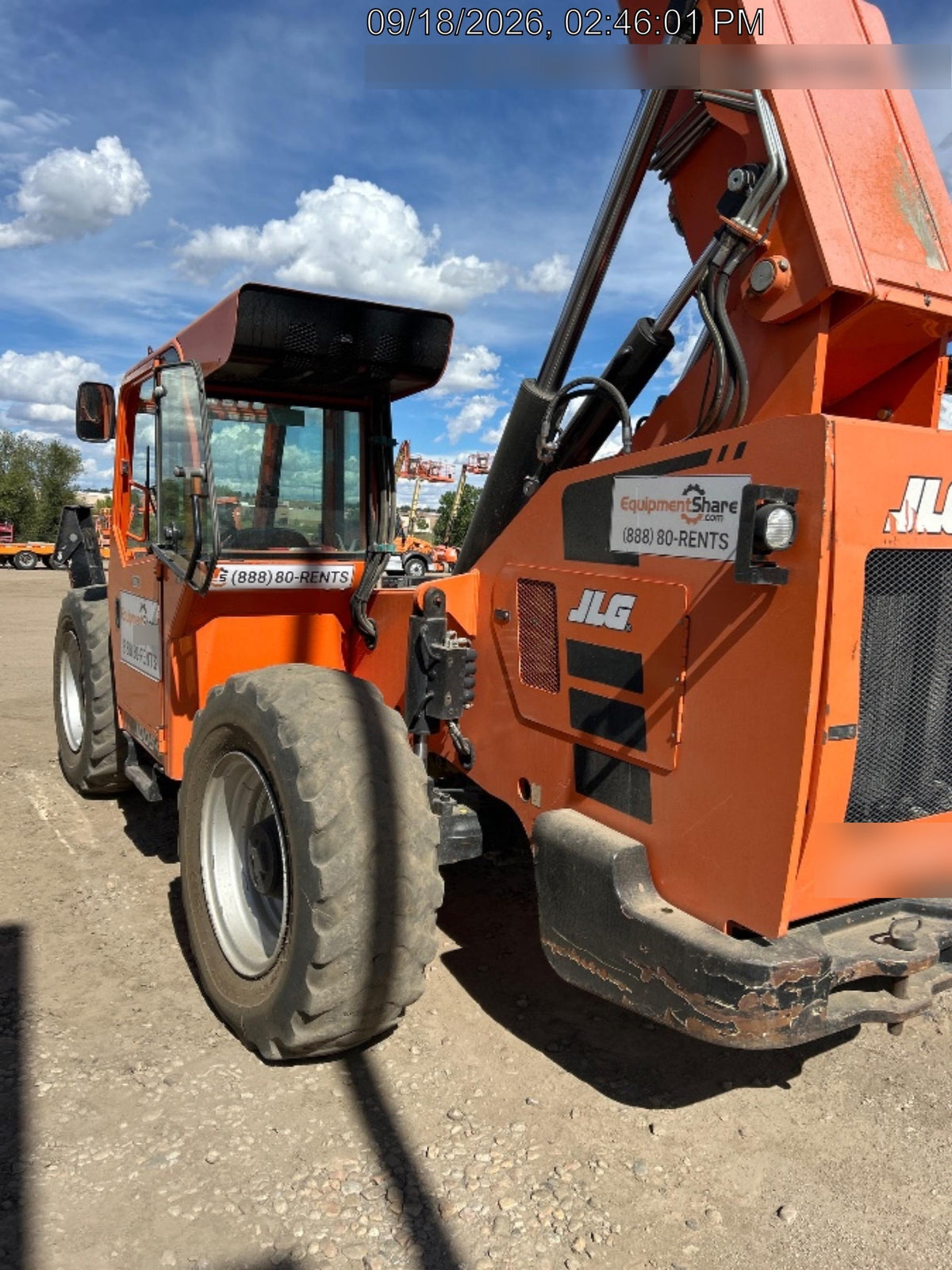 2018 Skytrak 10054 JLG Skytrak 10054, Solid Tires (shipping-Boss), CAB, Beacon and Work Light Package