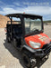 Kubota RTV-X1140W-H 4wd Utility Cart, LED Strobe, Windshield Tempered Glass, Pastic Canopy, Wire Harness Kit, Backup Alarm