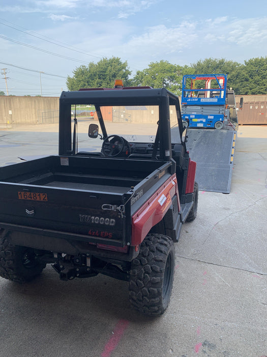 2021 Yanmar YU1000 Canopy, Steel Wheel, Poly WindShield, Beacon, Backup Alarm