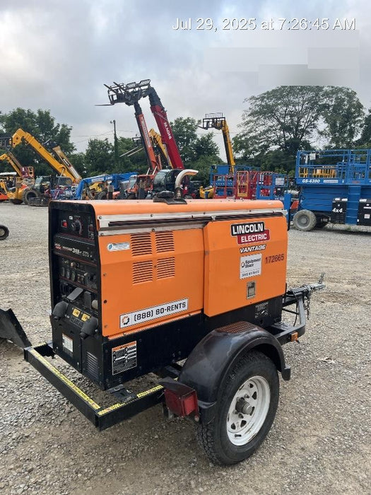 2021 Lincoln Electric Vantage 322 Vantage 322 Ready Pak 3 w/ Decals, ORANGE (includes trailer, cable rack, fender light kit) NO Telematics