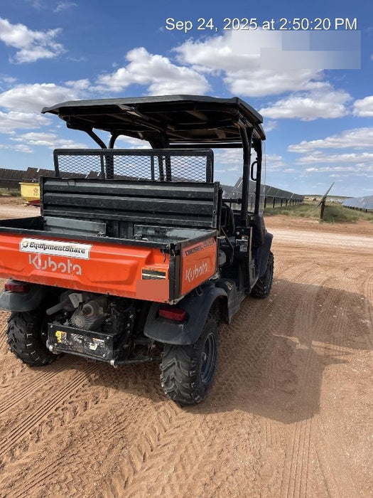 2022 Kubota RTV-X1140W-H Plastic Canopy, Windshield Acrylic Clear, LED Strobe Light, Wire Harness Kit, Back up Alarm