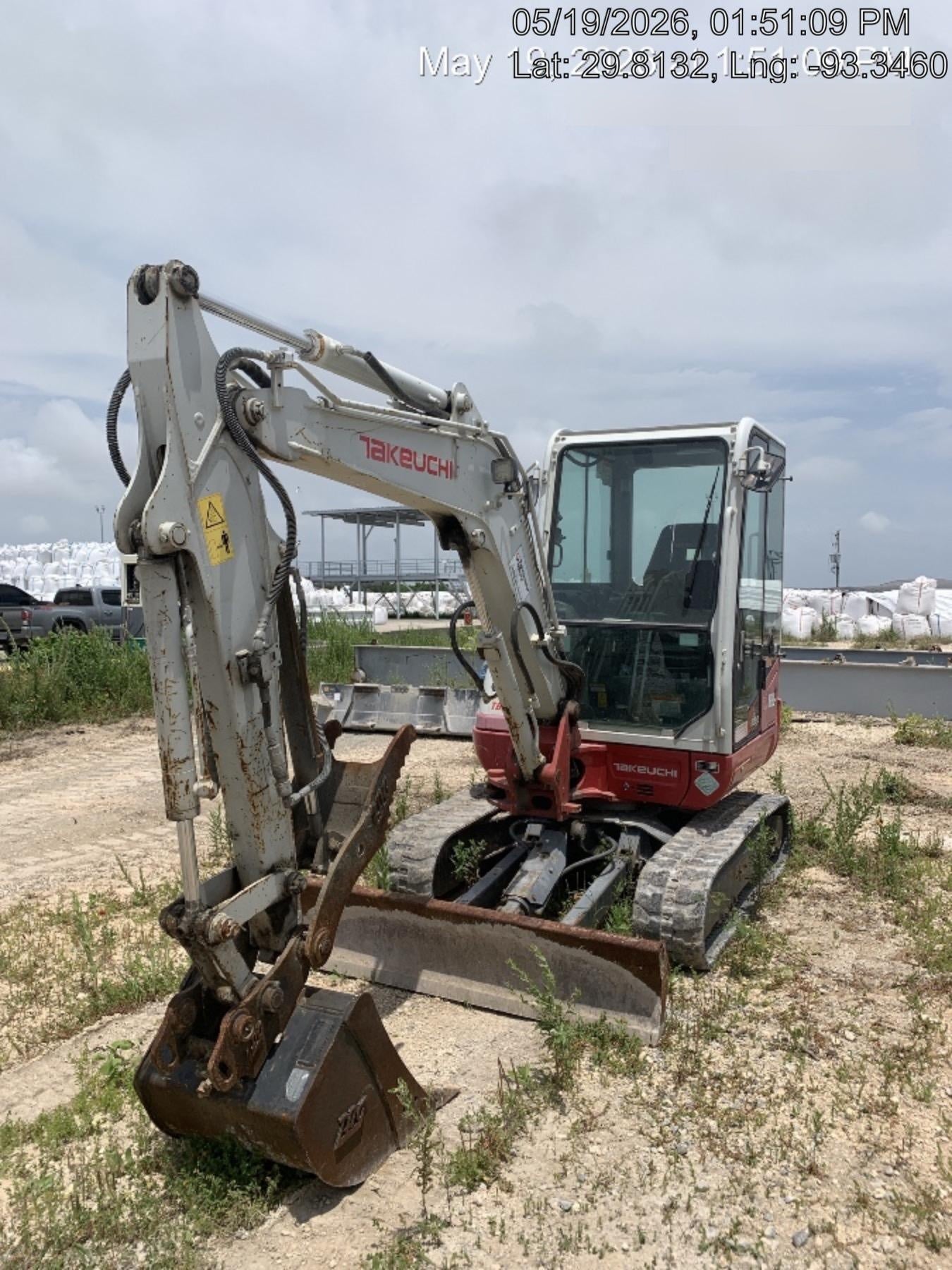 2020 Takeuchi TB-235-2CR Cab/Heat/Air, Rubber Tracks, Manual TAG QC