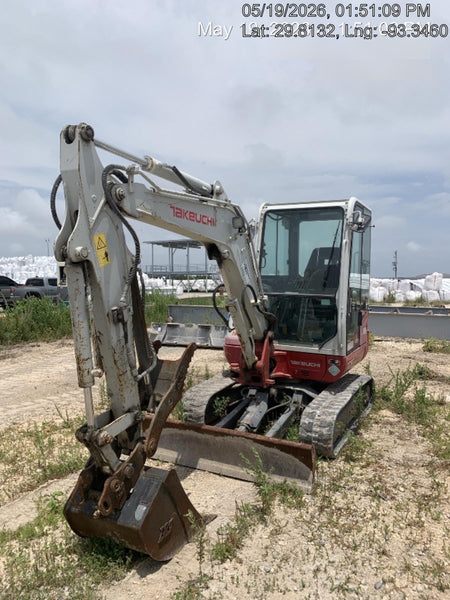 2020 Takeuchi TB-235-2CR Cab/Heat/Air, Rubber Tracks, Manual TAG QC