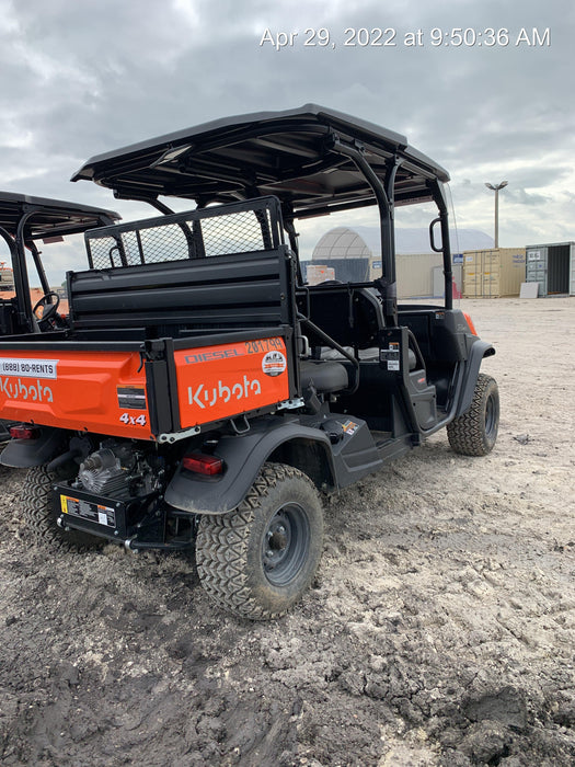 2022 Kubota RTV-X1140W-H Plastic Canopy, Windshield Acrylic Clear, LED Strobe Light, Wire Harness Kit, Back up Alarm