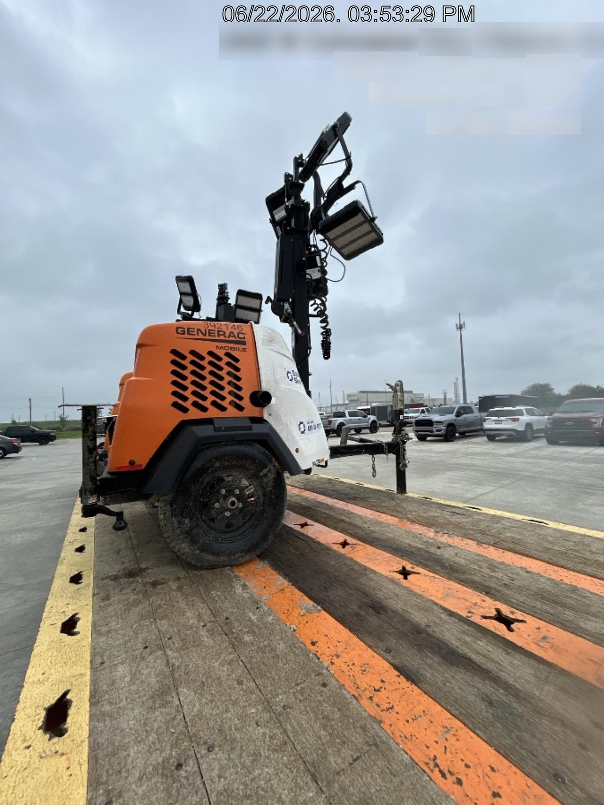 2024 Generac MLT2 Diesel, Flex Switch 120V Input, Powerzone Controller, 
(4) 320W LED Lights, 4kW Generator, 39.9 Gal Fuel Tank, 2" Ball, T3