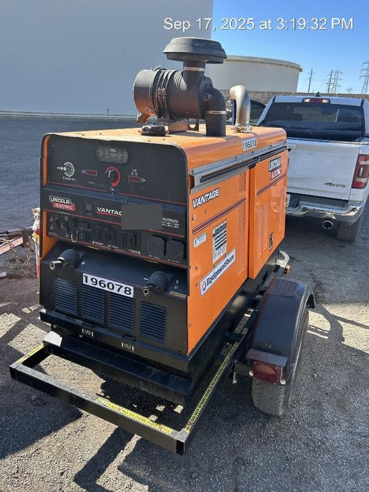 2021 Lincoln Electric Vantage 549X Ready Pak 3, ORANGE (includes trailer, cable rack, fender light kit)