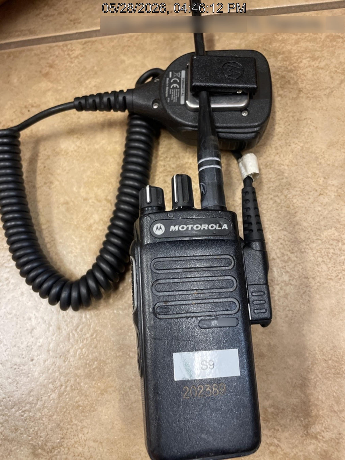 2022 MOTOROLA XPR3300E