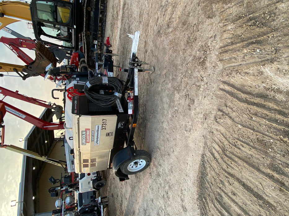 2019 Lincoln Electric Vantage 322 Ready-Pak 3, Two Wheel Trailer, Fender and Light Kit, Cable Rack