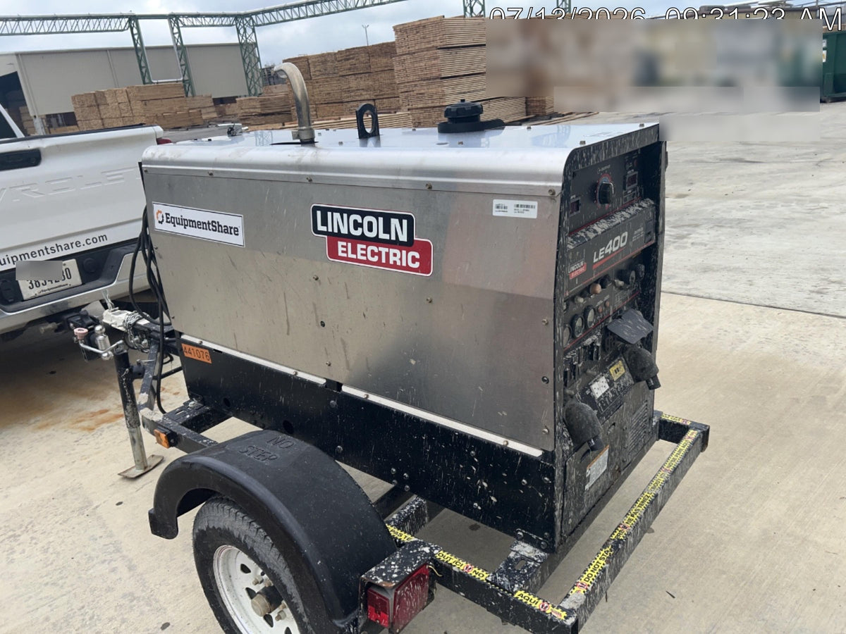 2024 Lincoln Electric LE400 Kubota V1505, Trlr, Cable Rack, Light Kit, ES Decals, T3