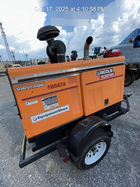 2021 Lincoln Electric Vantage 549X Ready Pak 3, ORANGE (includes trailer, cable rack, fender light kit)