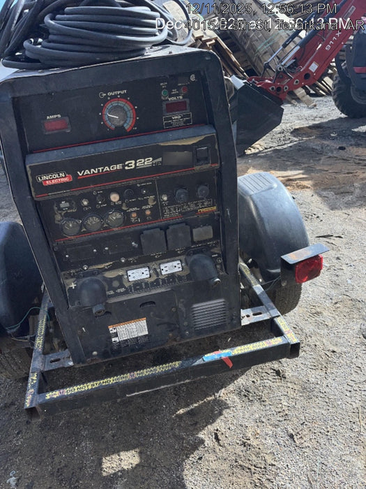 Lincoln Electric Vantage 322 Lincoln Vantage 322 Welder w/Trailer