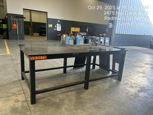 2025 FLUID POWER SUPPORT 4' x 8' Work table