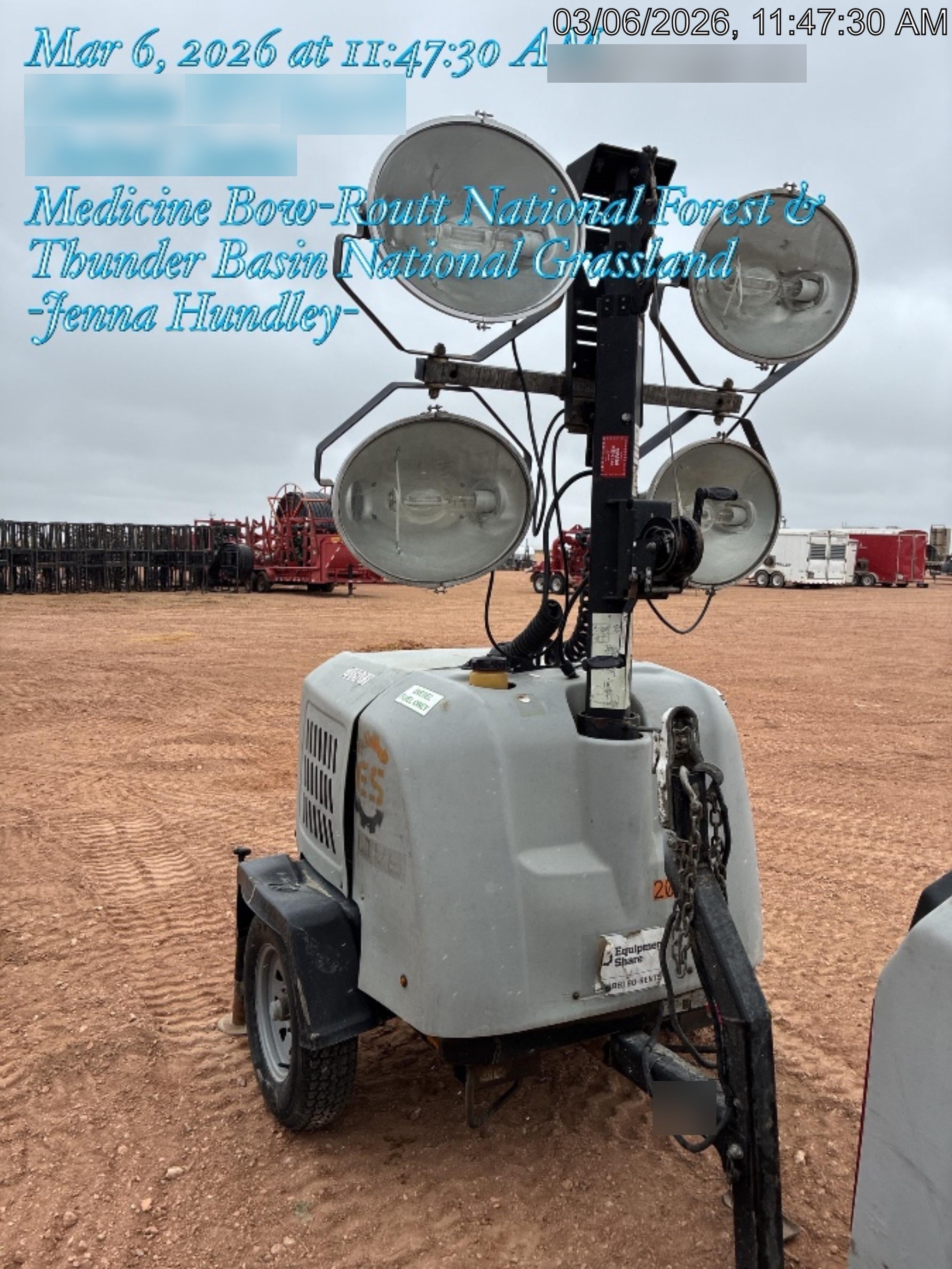 2018 Wacker Neuson LTV6L-MH Wacker Neuson LTV6L Mobile Light Tower w/Fuel Level Sensor Installed