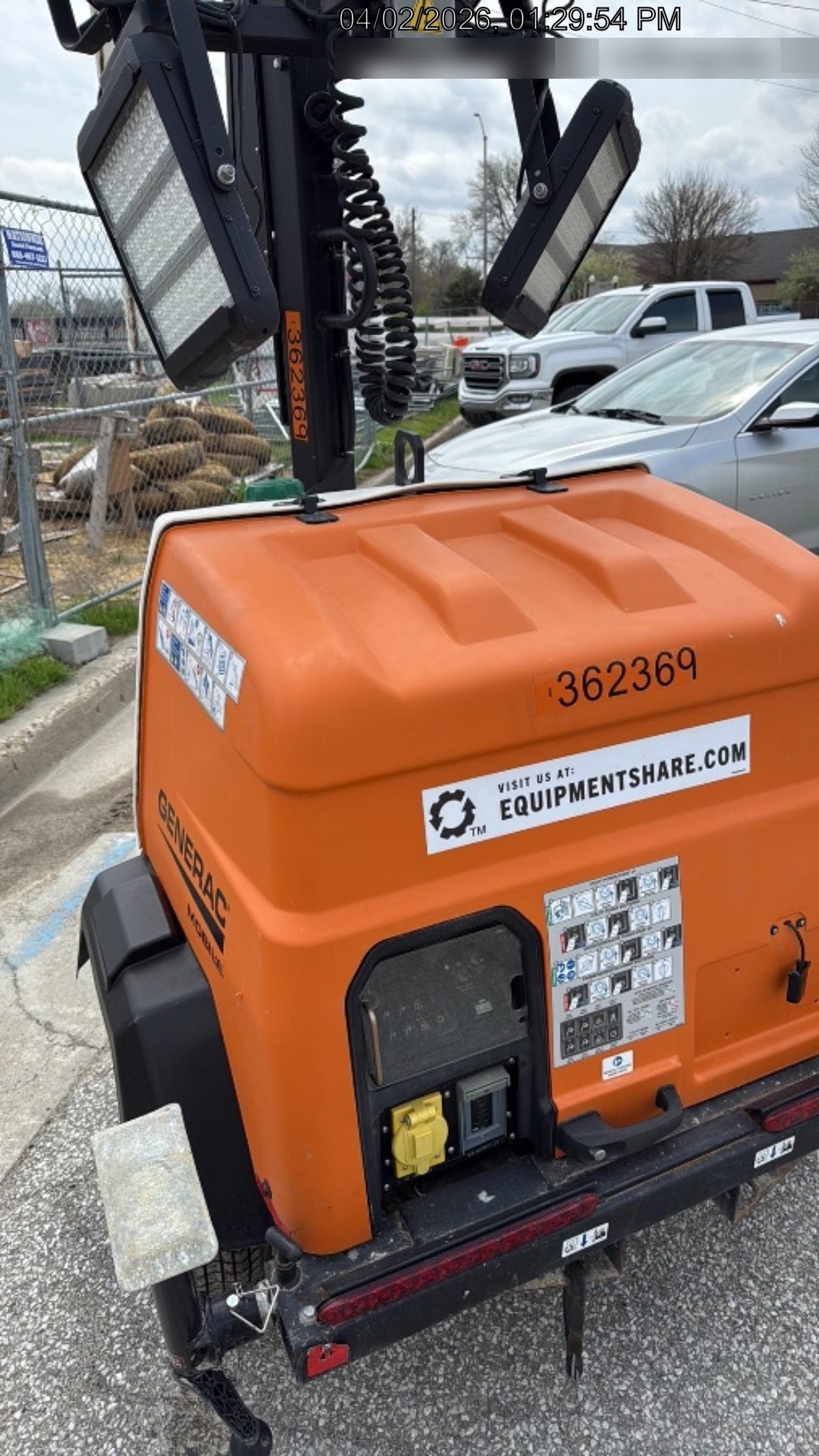 2023 Generac MLT2 Diesel, Flex Switch 120V Input, Powerzone Controller, 
(4) 320W LED Lights, 4kW Generator, 39.9 Gal Fuel Tank, 2" Ball, T3