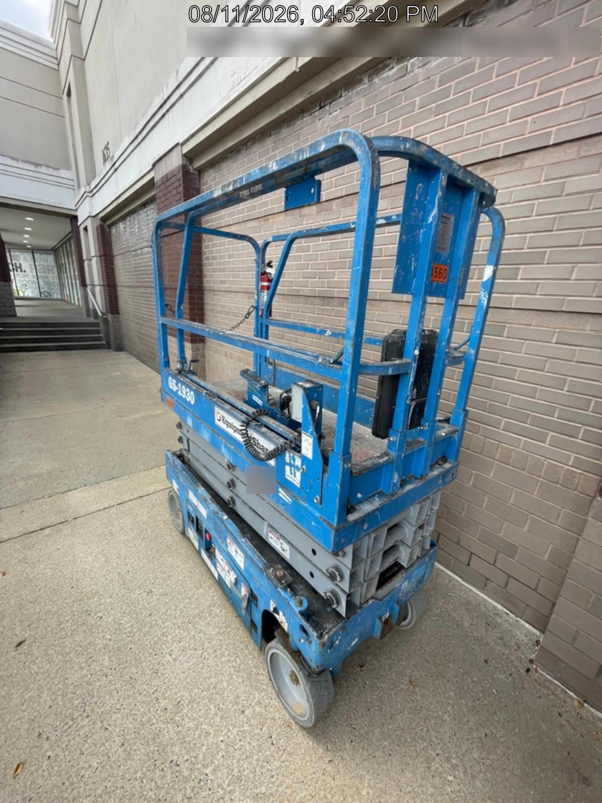 2019 Genie GS-1930 Fixed rails with chain Entry