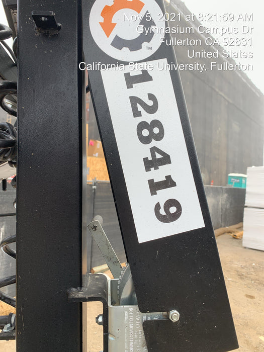 2021 Allmand NLV3GR (4) LED Light Fixture 350W, 23' Vertical Mast, 3kW Prime, Towable, Deep Sea L401, Leveling Jacks, Yanmar T4F 5.8hp