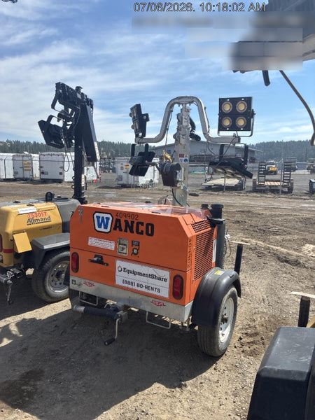 2024 Wanco WLTT-4MM4K Diesel, Deep Sea Controller, Shore Power Plug, Auto Start, (4) 350W LED Floodlights, 4kW Generator, 60 Gal Fuel Tank, 2" Ball, T3