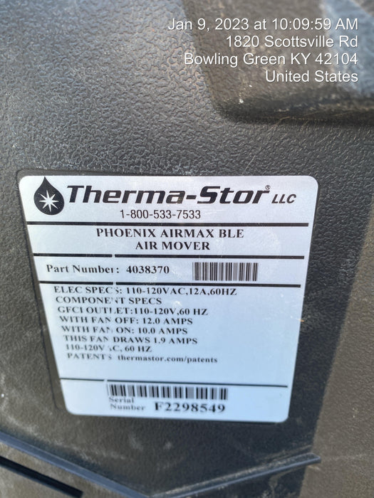 2022 PHOENIX AirMAX Radial Air Mover