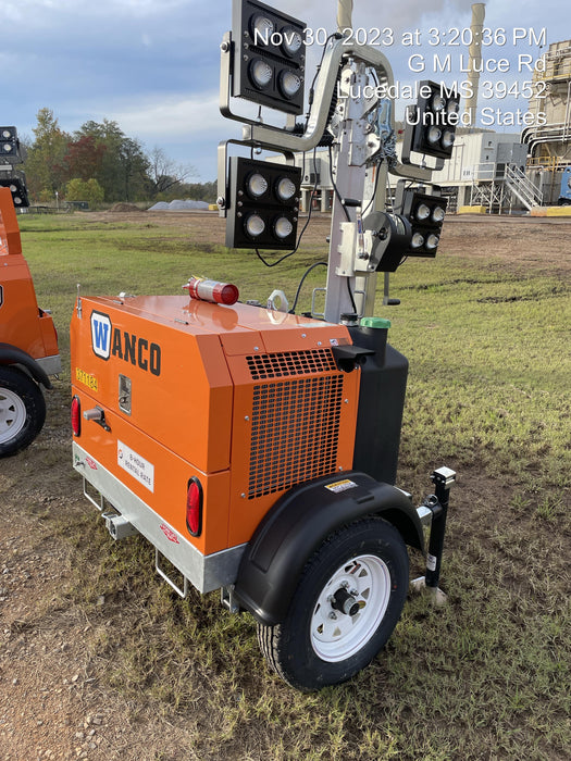 2023 Wanco WLTT-4MM4K Diesel, Deep Sea Controller, Shore Power Plug, Auto Start, (4) 350W LED Floodlights, 4kW Generator, 60 Gal Fuel Tank, 2" Ball, T3