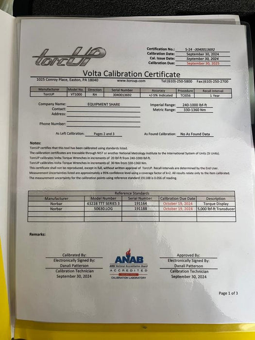 2024 TORCUP VT-1000KIT