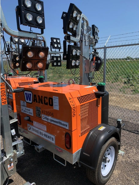 2024 Wanco WLTT-4MM4K Diesel, Deep Sea Controller, Shore Power Plug, Auto Start, (4) 350W LED Floodlights, 4kW Generator, 60 Gal Fuel Tank, 2" Ball, T3