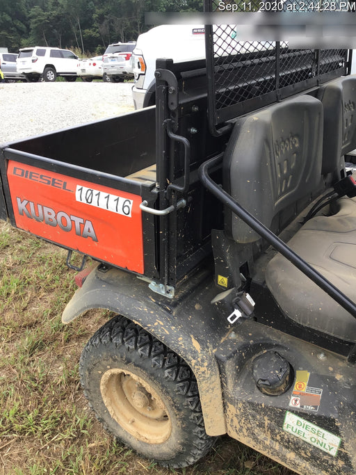 Kubota RTV-X1140W-H 4WD, LED Strobe, Windshield Acrylic Clear, Plastic Canopy, Wire Harness Kit, Backup Alarm