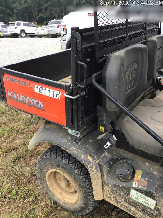 Kubota RTV-X1140W-H 4WD, LED Strobe, Windshield Acrylic Clear, Plastic Canopy, Wire Harness Kit, Backup Alarm