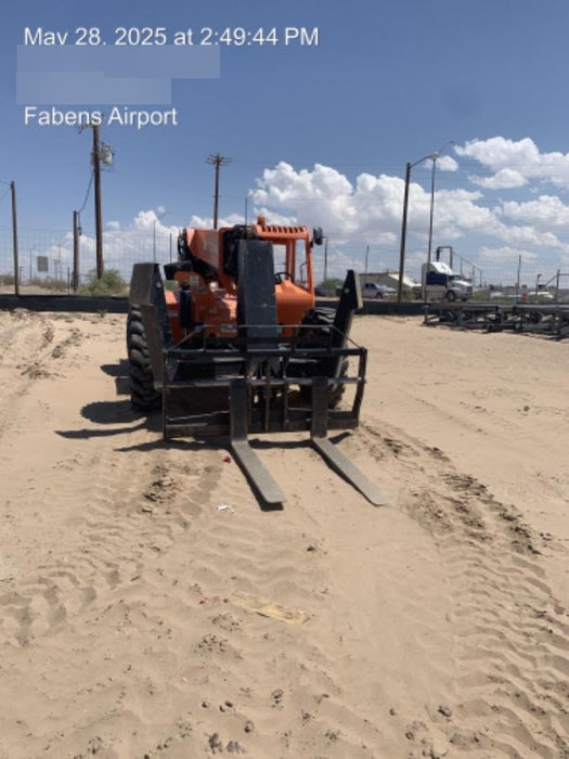 2018 Skytrak 10054 Skytrak 10054 10K Telehandler w/Open ROPS Solid Tires, LED Work Lights, Rotating Beacon, 60" Carriage/60" Forks