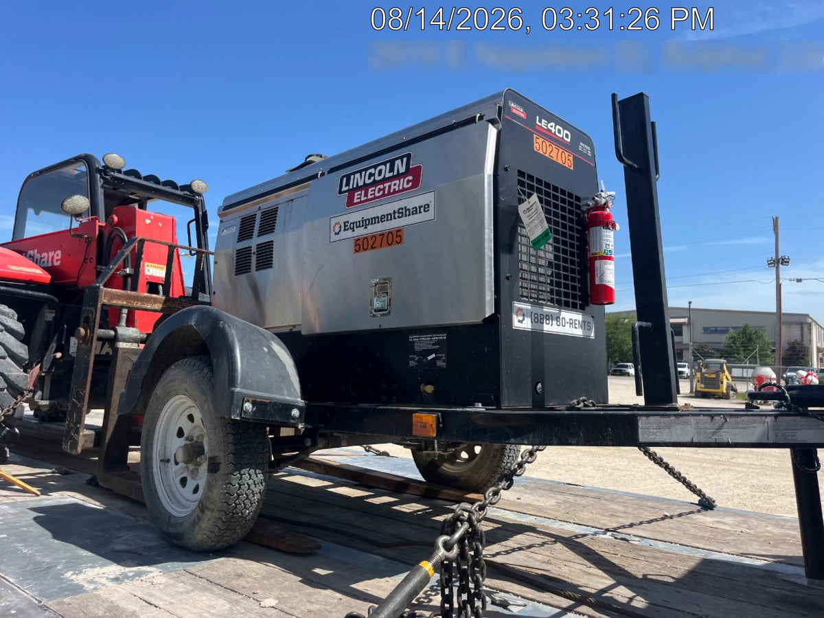 2018 Lincoln Electric Vantage 322 Lincoln Vantage 322 Welder Ready Pak 3 - Vantage 322, Trailer, Fender and light kit, Cable rack