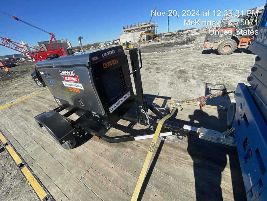 2024 Lincoln Electric LE400 Kubota V1505, Trlr, Cable Rack, Light Kit, ES Decals, T3