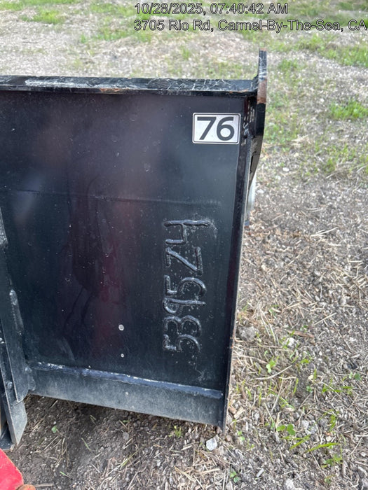 2025 TAKEUCHI 76" Smooth Bucket - Takeuchi