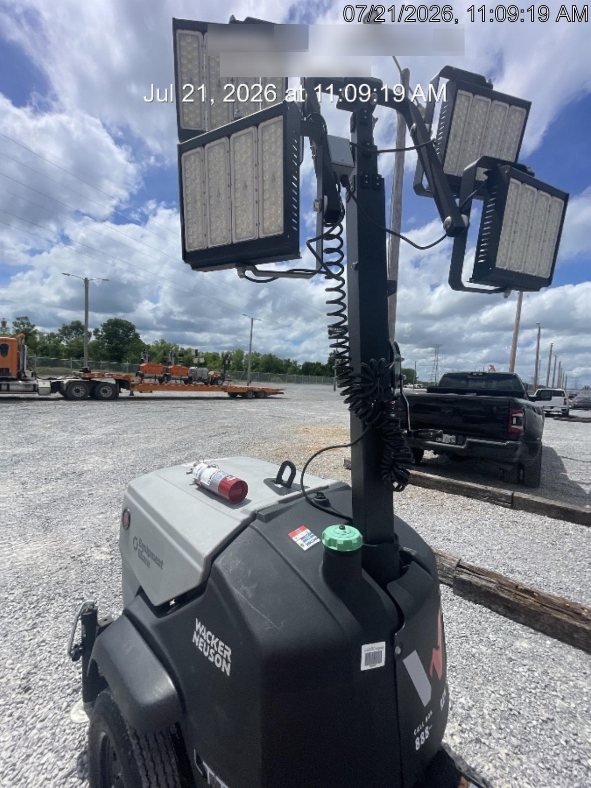 2024 Wacker Neuson LTT4 Diesel, Kohler KDW702, Deep Sea Controller, Auto Start, LED 320W, Bypass Outlet, T3