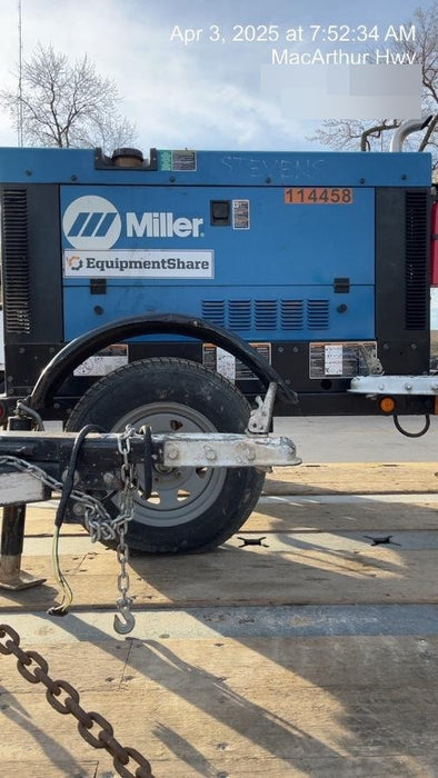 2020 Miller Electric BIG BLUE 400 Trailer Mounted Welder