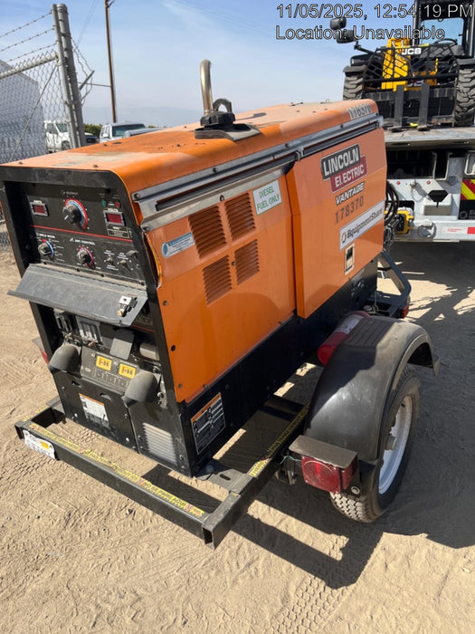 2022 Lincoln Electric Vantage 322 Trlr Mounted, Cable Rack, Light Kit, ES Decals