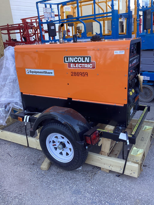 2022 Lincoln Electric LE400 Kubota V1505, Trlr, Cable Rack, Light Kit, ES Decals, T3