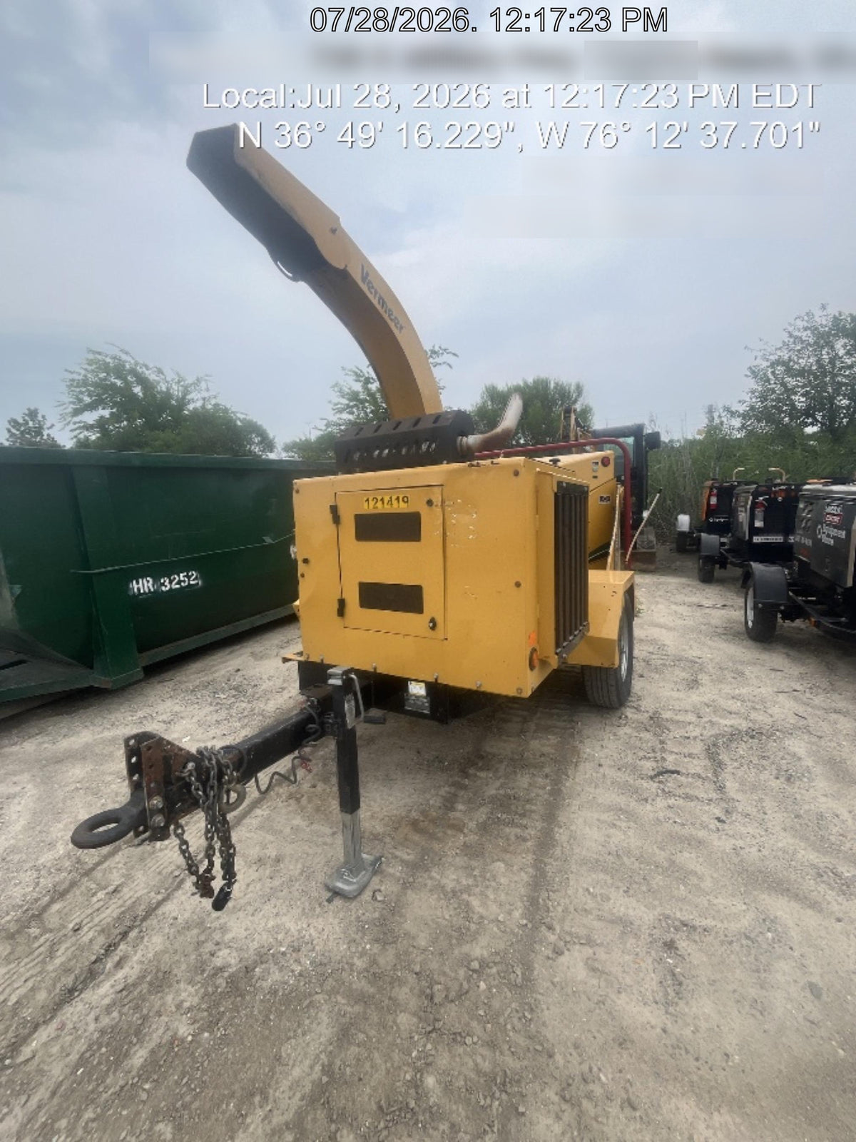 2020 VERMEER BC1000XL Diesel