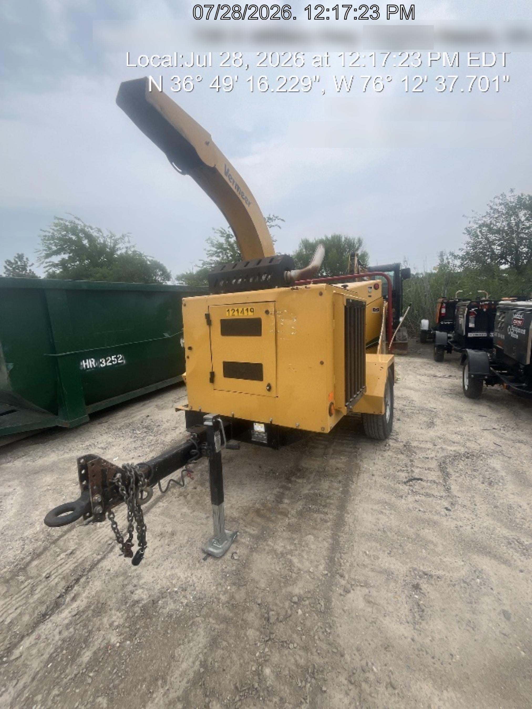 2020 VERMEER BC1000XL Diesel